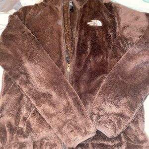 North face furry fleece full zip